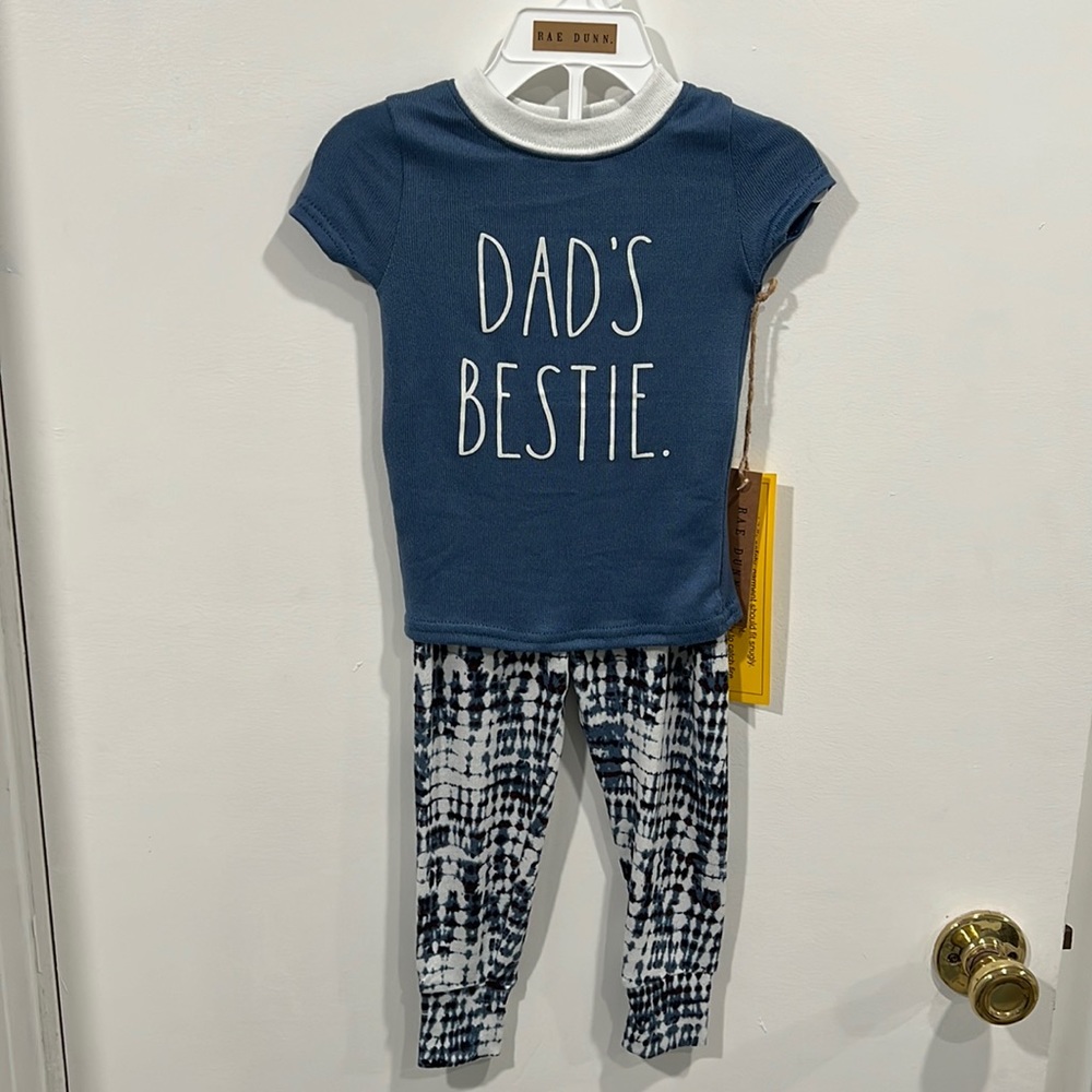 ⛵️4/$25 NWT Rae Dunn Loungewear Set | 2T